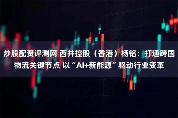 炒股配资评测网 西井控股（香港）杨铭：打通跨国物流关键节点 以“AI+新能源”驱动行业变革